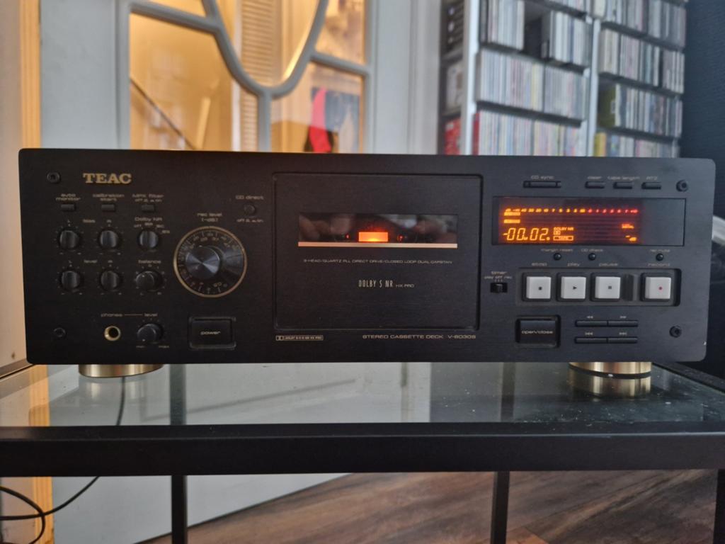 Teac V-8030S Cassettedeck - High-End Tapedeck, Ophalen, Enkel, Overige merken, Tiptoetsen