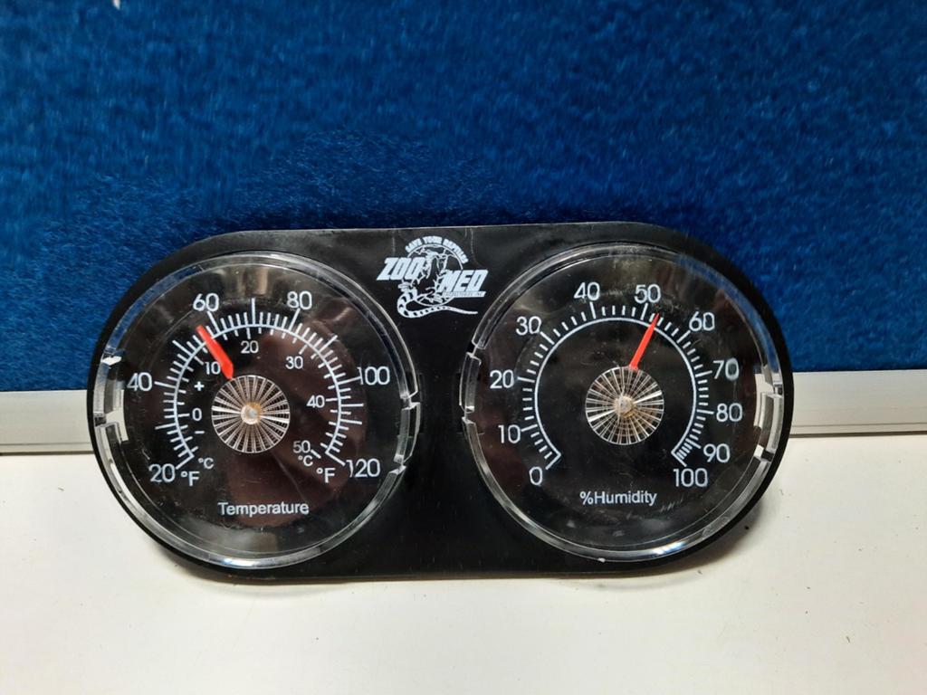 Zoo Med Dual Thermometer & Humidity nieuw, Ophalen