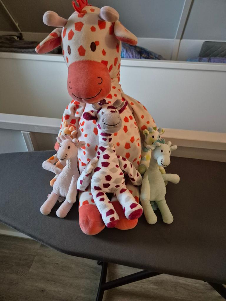 Happy Horse - Knuffels Familie Giraffe, Ophalen of Verzenden, Zo goed als nieuw, Overige typen