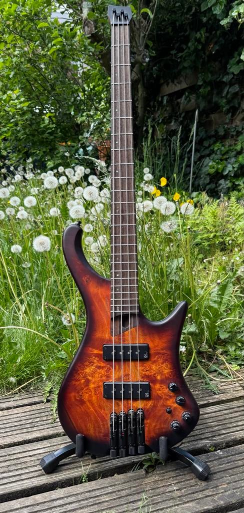 Ibanez EHB1000 4-snarige headless basgitaar, Muziek en Instrumenten, Ophalen of Verzenden, Zo goed als nieuw, Solid body, Ibanez