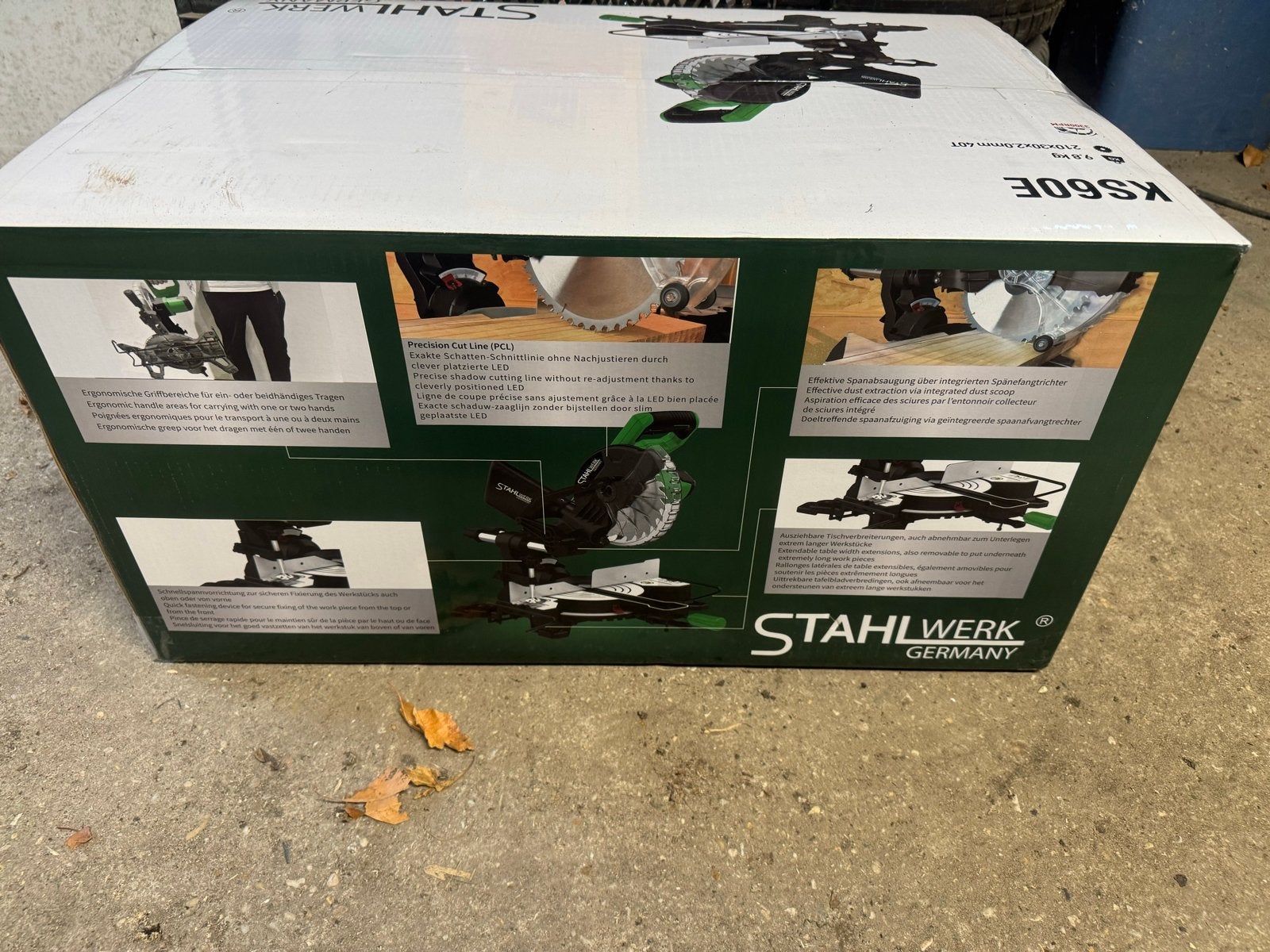 Stahlwerk Germany KS60E Afkortzaag - Nieuw in doos, Ophalen, 70 mm of meer, Nieuw, Afkortzaag