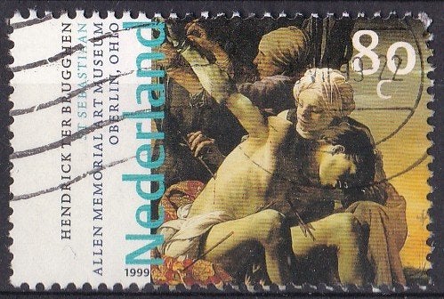 Schilderkunst – Gabriël Metsu – gebruikt – NVPH 1831, Ophalen of Verzenden, Na 1940, Gestempeld