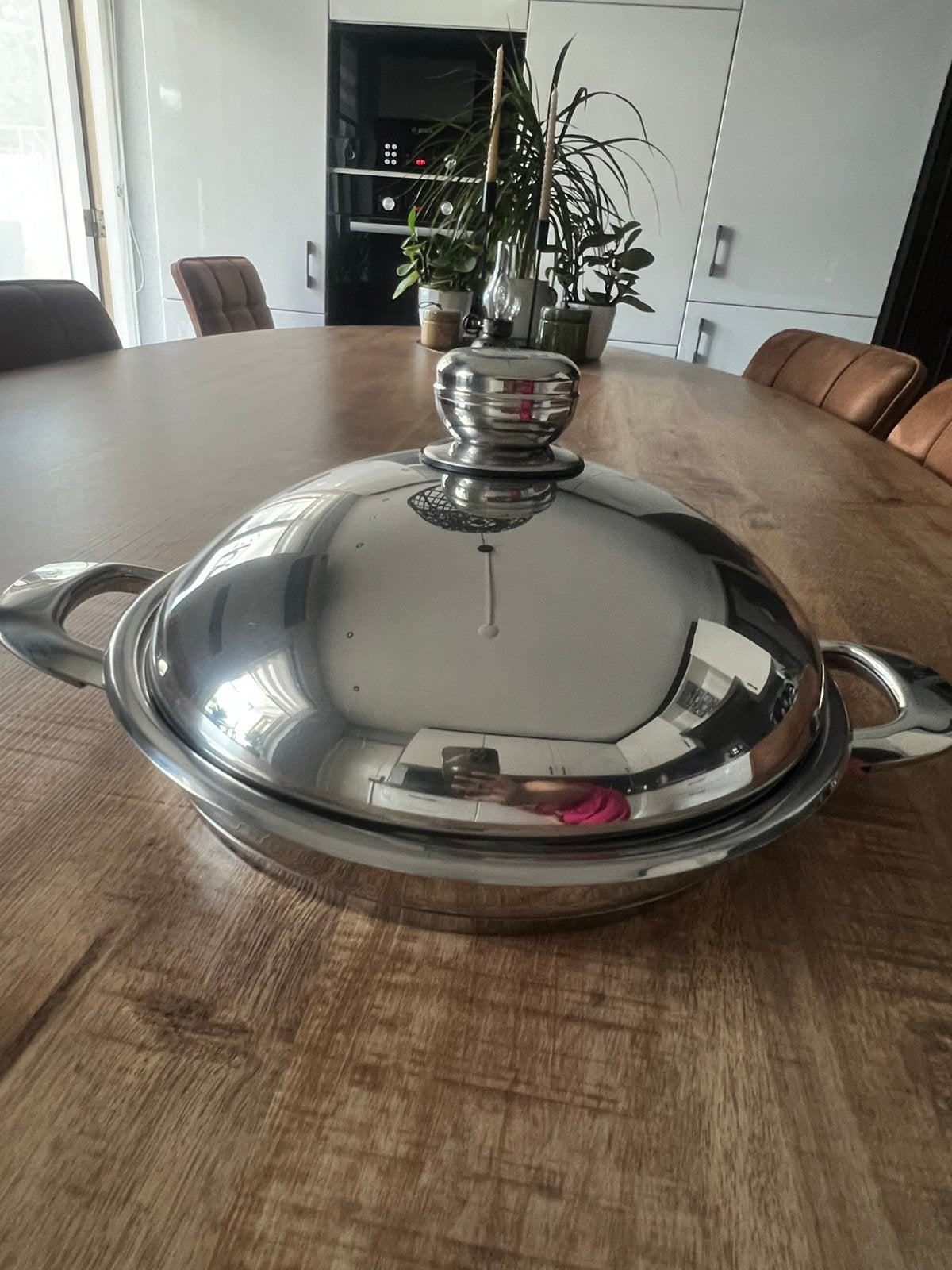Simtronic grillpan 28 cm, Ophalen, Zo goed als nieuw, Overige materialen
