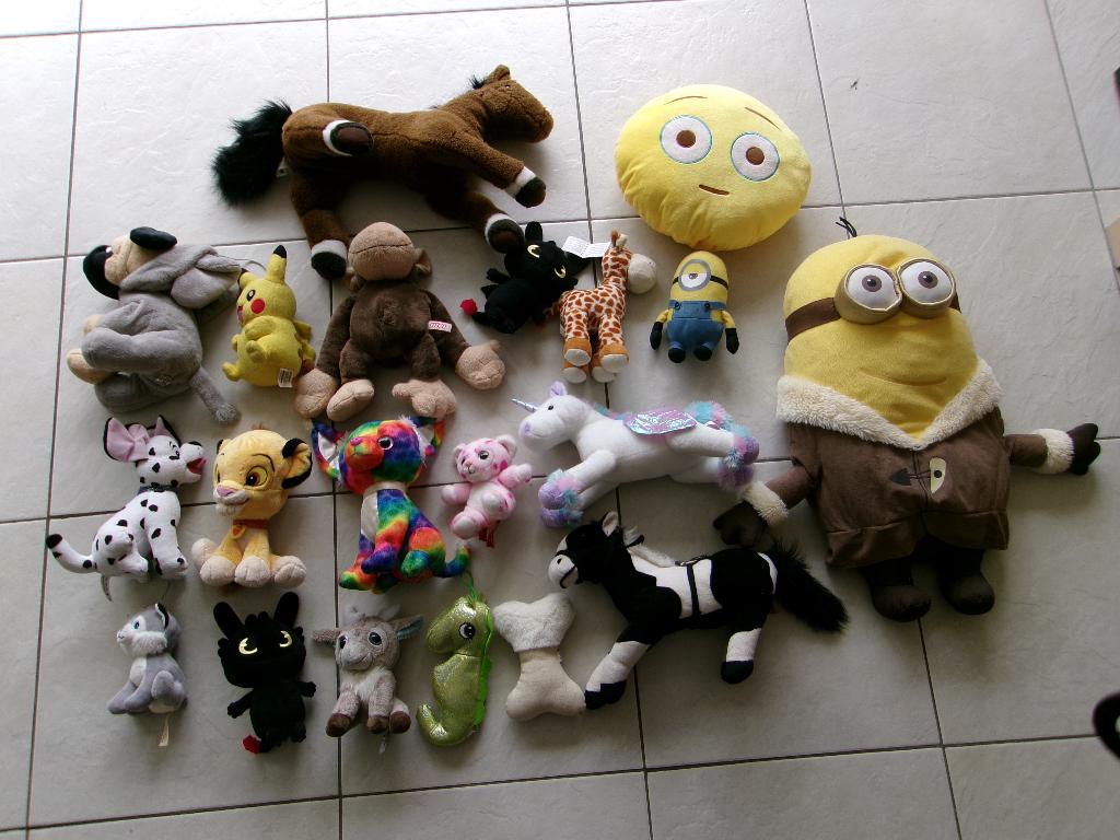 verzameling knuffels 22 stuks, Ophalen of Verzenden, Zo goed als nieuw, Meerkleurig, Overige typen