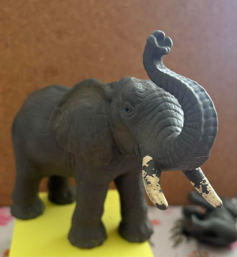 Schleich olifant speelfiguur, Ophalen of Verzenden, Gebruikt, Jongen of Meisje