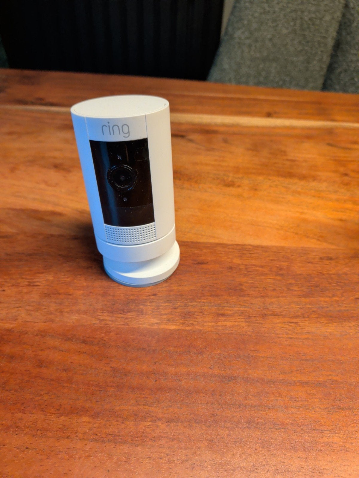 Ring Indoor Stick up battery camera - Compacte Beveiligingsc, Ophalen of Verzenden, Zo goed als nieuw, Binnencamera