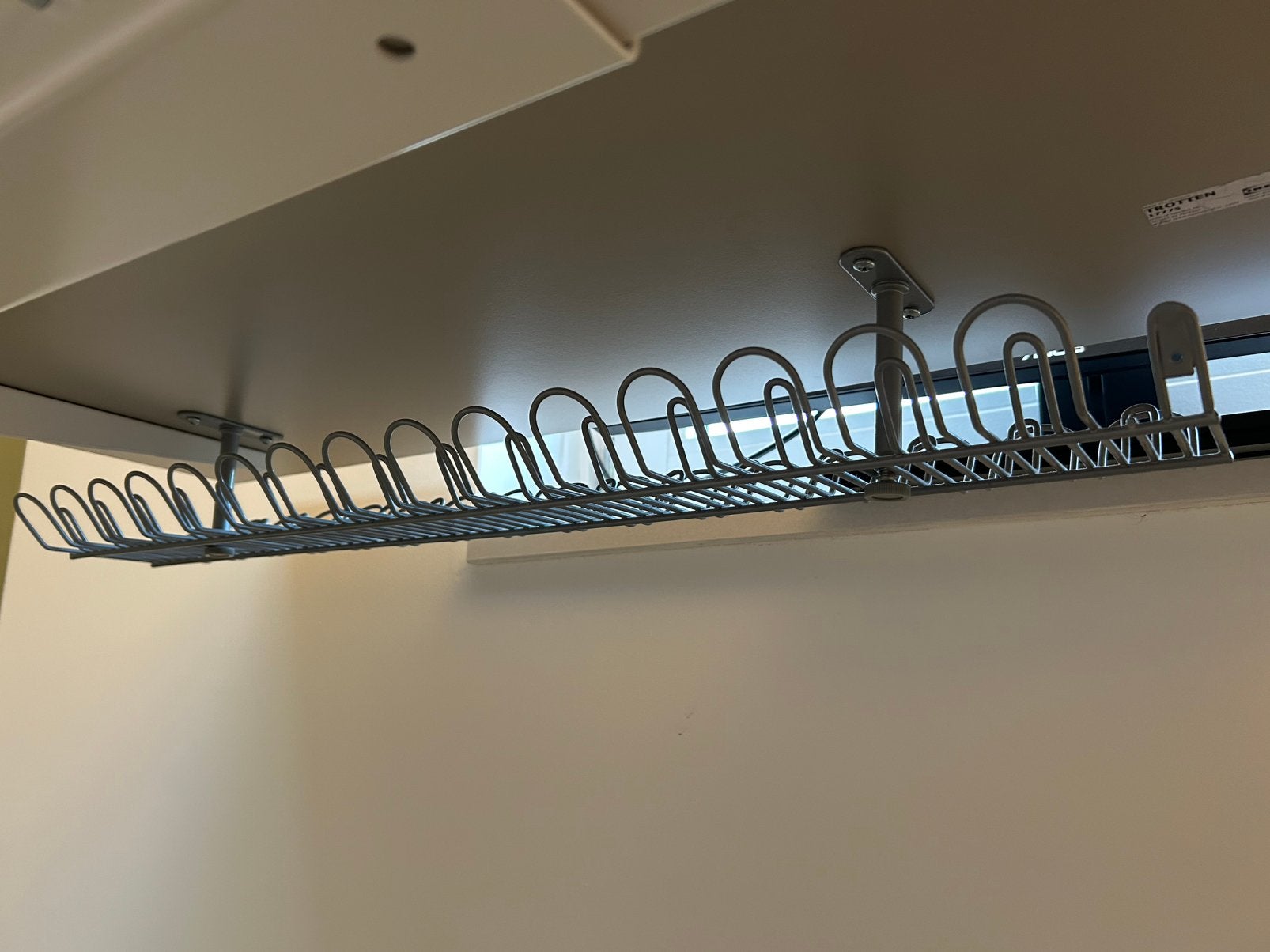 Ikea Signum kabelgoot voor bureau, Ophalen, Gebruikt, Metaal, IKEA