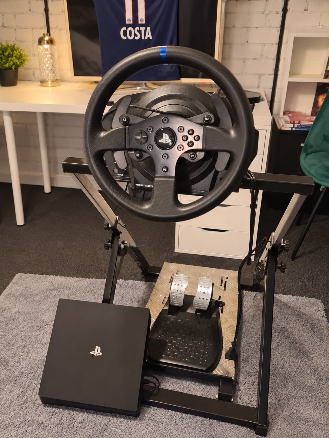 Complete sim racing set met Thrustmaster T300 RS en PS4, Ophalen of Verzenden, Zo goed als nieuw, PlayStation 4