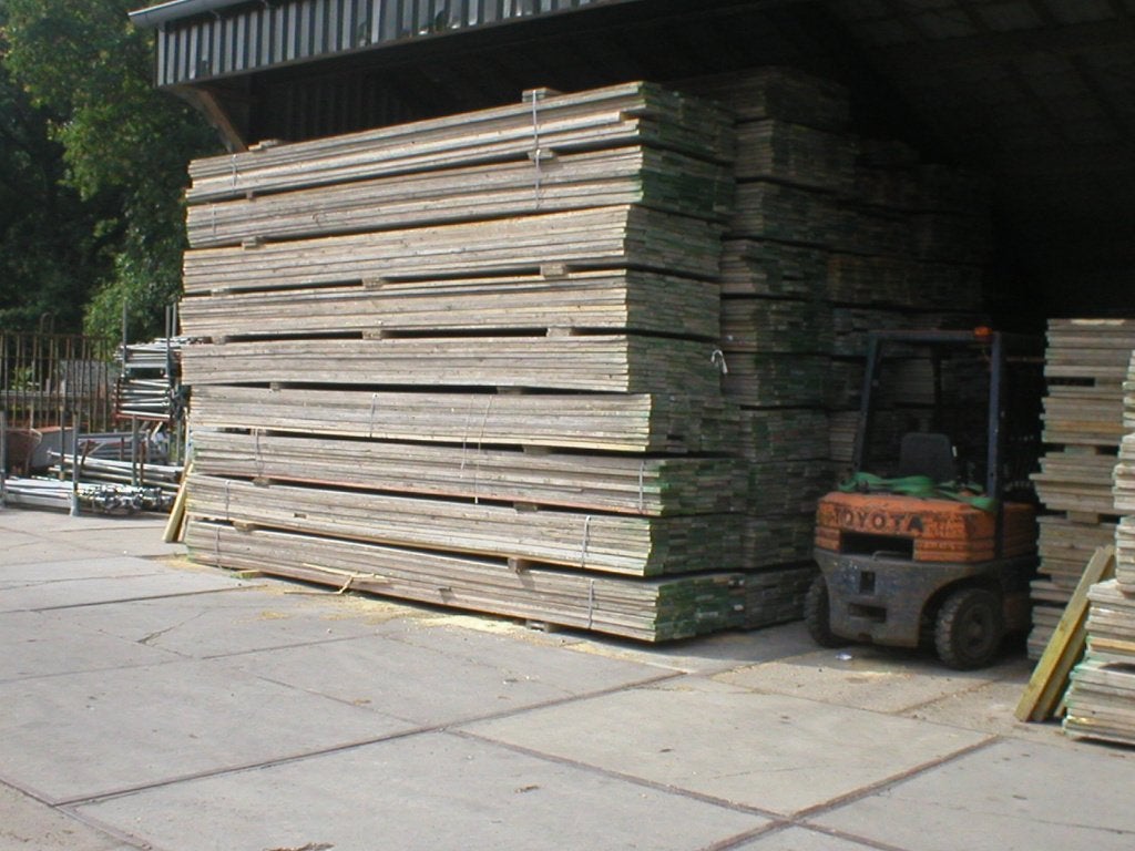 steigerplanken, Ophalen, Gebruikt, 25 tot 50 mm, Plank