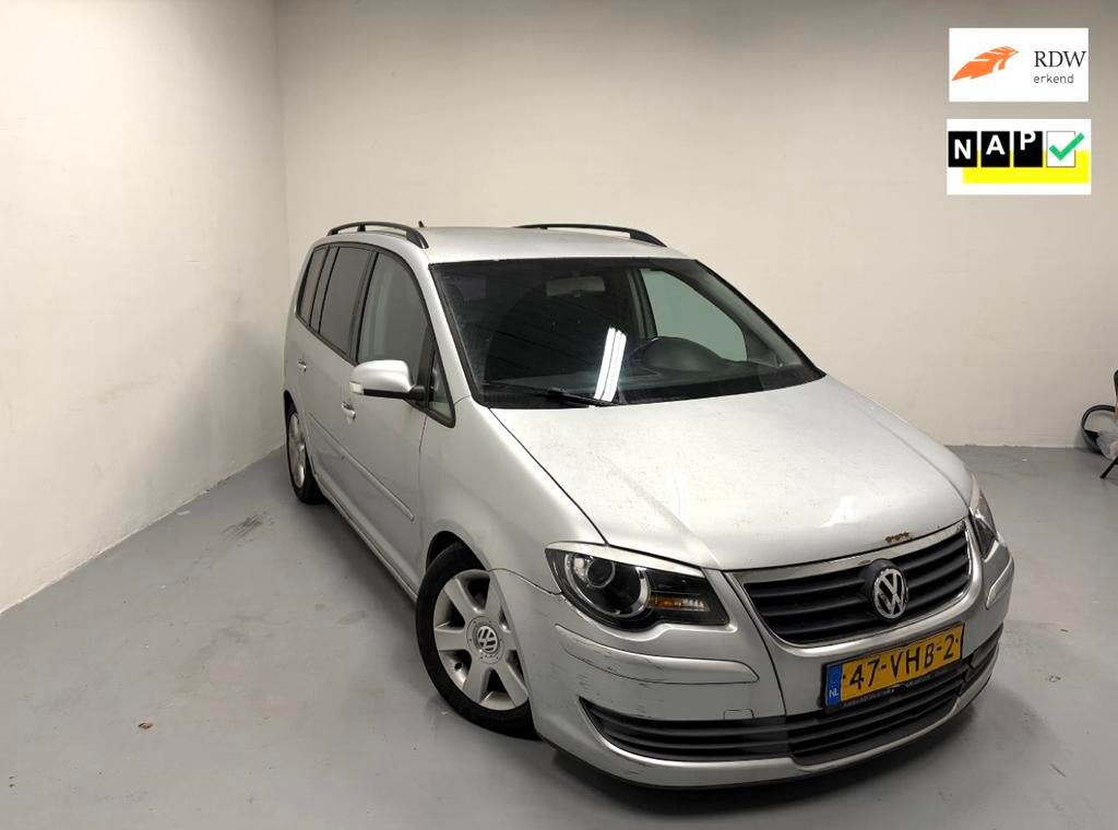 Volkswagen Touran 1.9 TDI  AUT 2007 GRIJS KENTEKEN ZO MEE, Auto's, Volkswagen, Origineel Nederlands, Bedrijf, Diesel