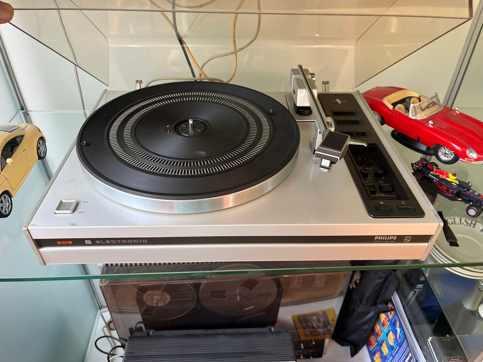 Philips 209 S Electronic Platenspeler. Moet nagekeken., Ophalen, Philips, Automatisch, Platenspeler