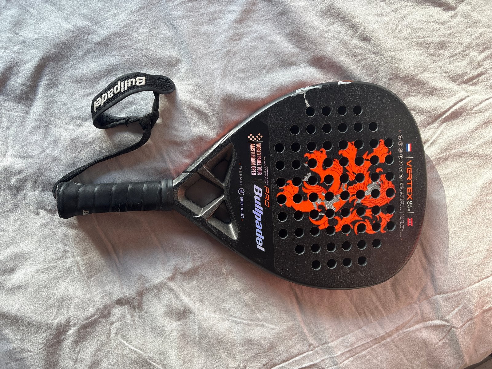 Bullpadel Vertex 03 Padelracket - Gebruikt, Ophalen of Verzenden, Gebruikt, Padelracket