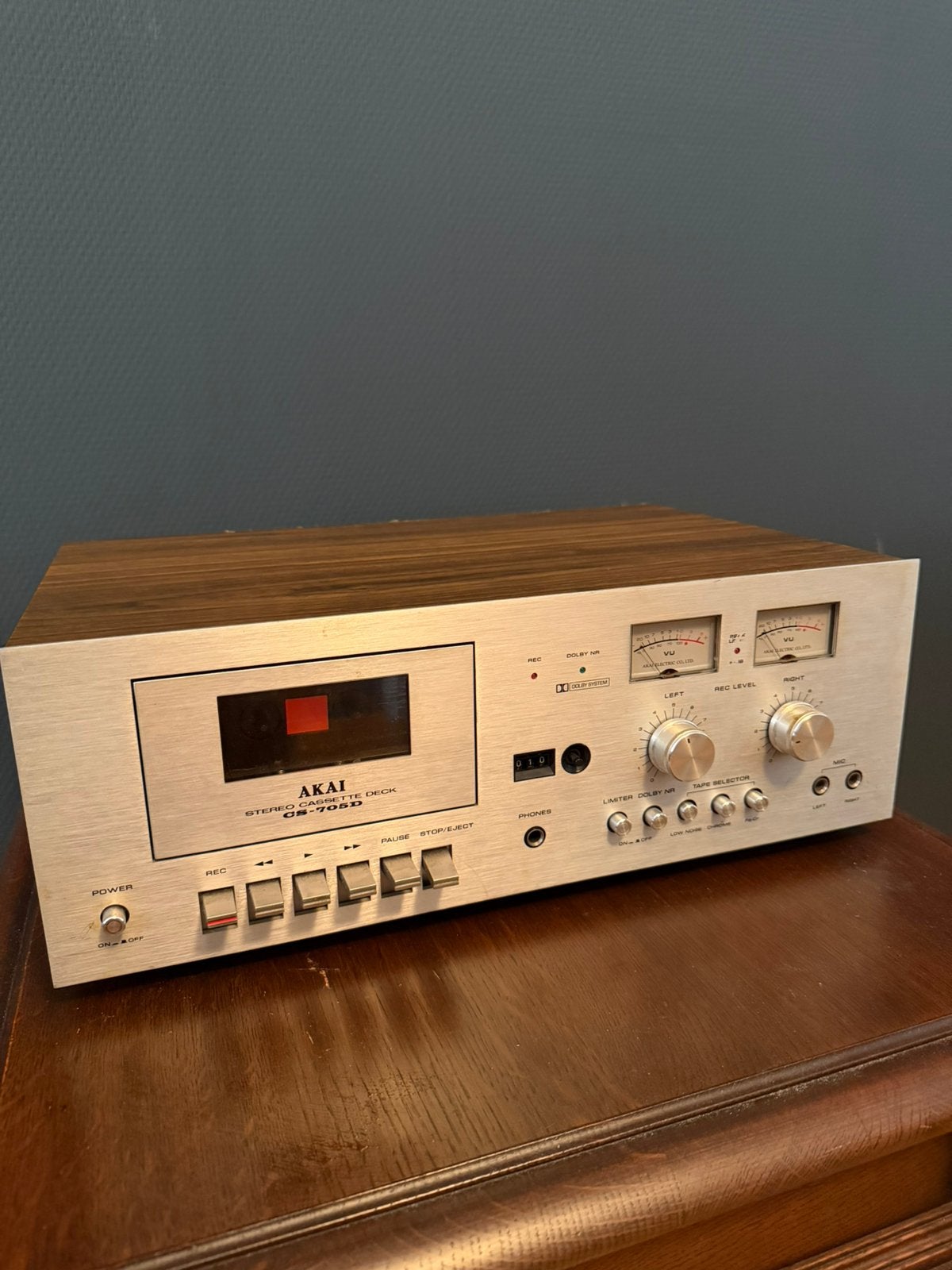 Akai CS-705D Vintage Stereo Cassette Deck, Ophalen, Akai