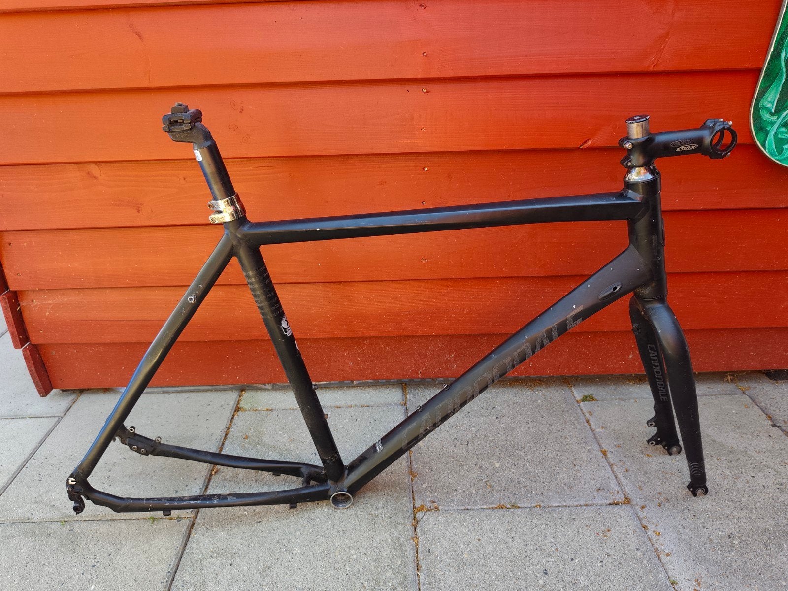 Cannondale fietsframe met voorvork en stuurpen - XL, Ophalen, Frame, Gebruikt, Racefiets