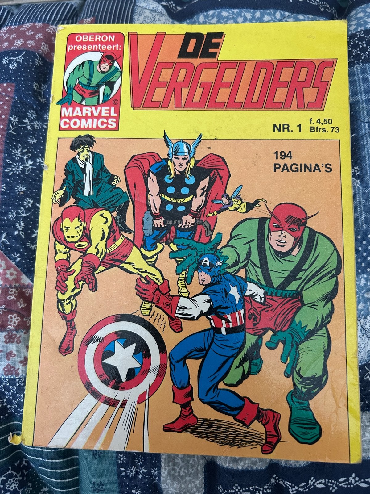 De Vergelders - Marvel Comics Nr. 1 (Oberon), Eén comic, Ophalen of Verzenden, Gelezen, Amerika