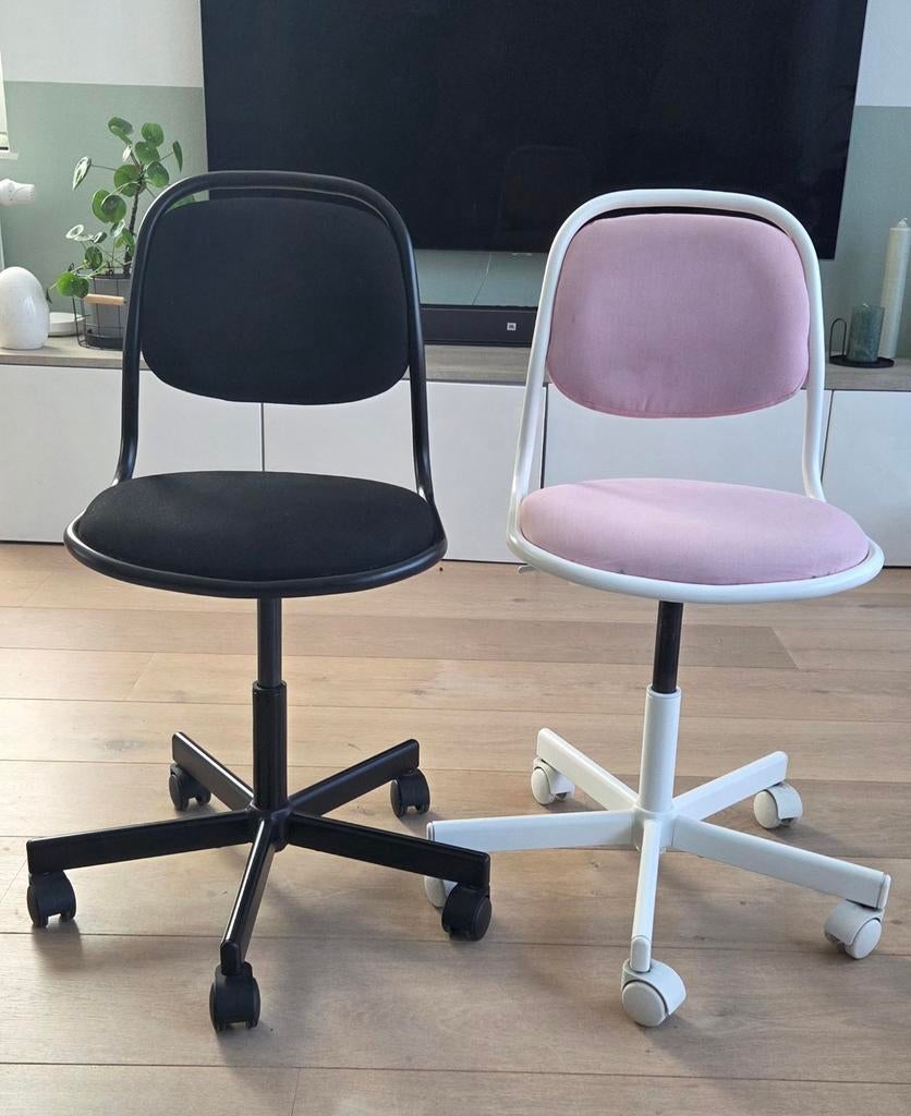 Kinder bureaustoel Ikea, Huis en Inrichting, Bureaustoelen, Ophalen, Gebruikt, Roze