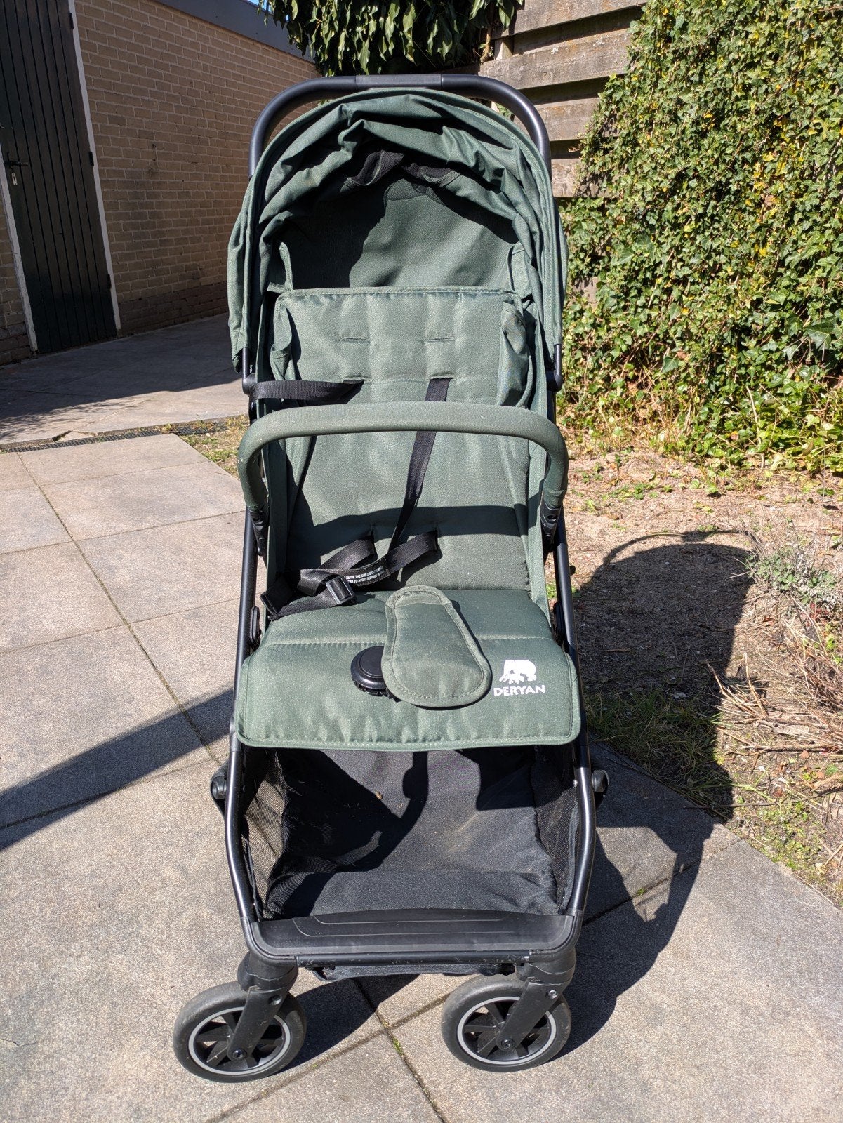 Deryan Buggy Groen - Compact en Handig, Kinderen en Baby's, Buggy's, Ophalen, Gebruikt, Overige merken, Verstelbare rugleuning