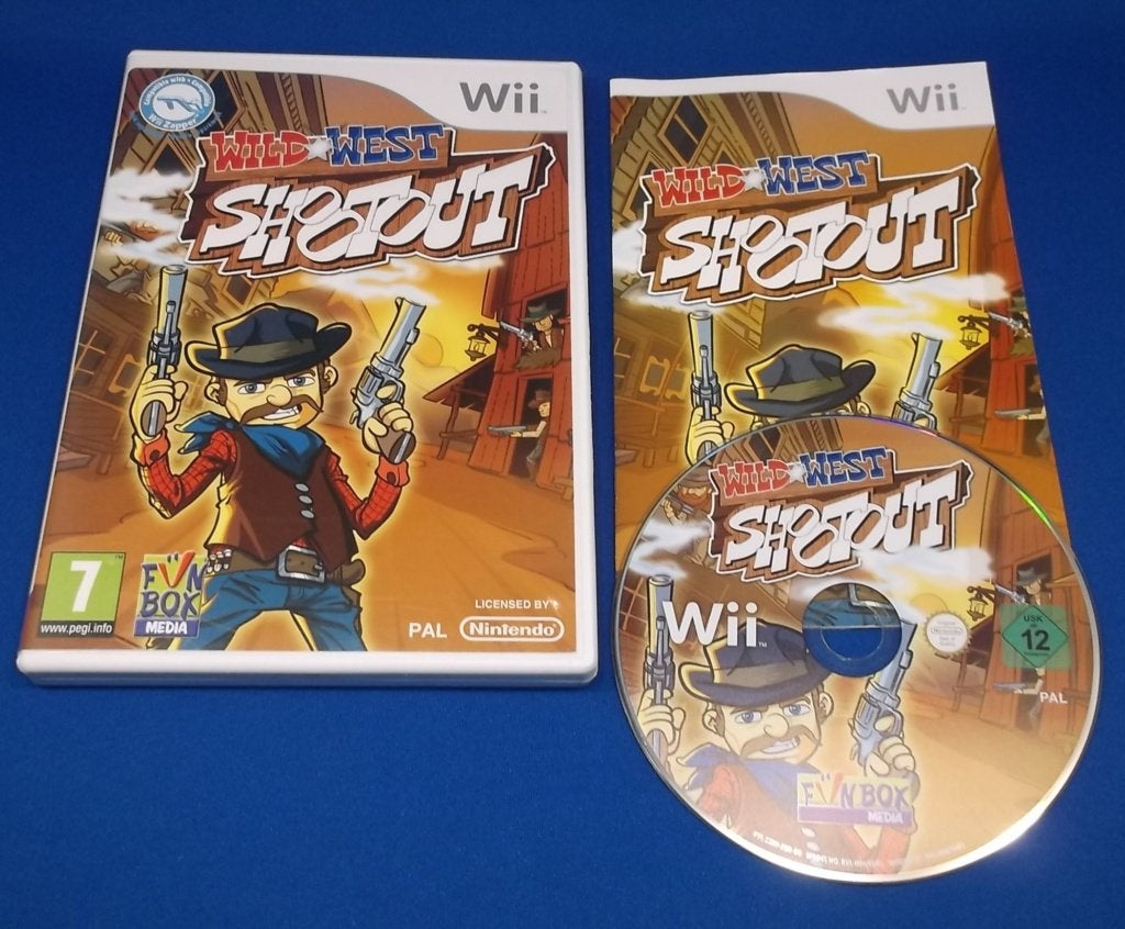 Wild West Shootout (Nintendo Wii), Gebruikt, Shooter, Verzenden, 2 spelers