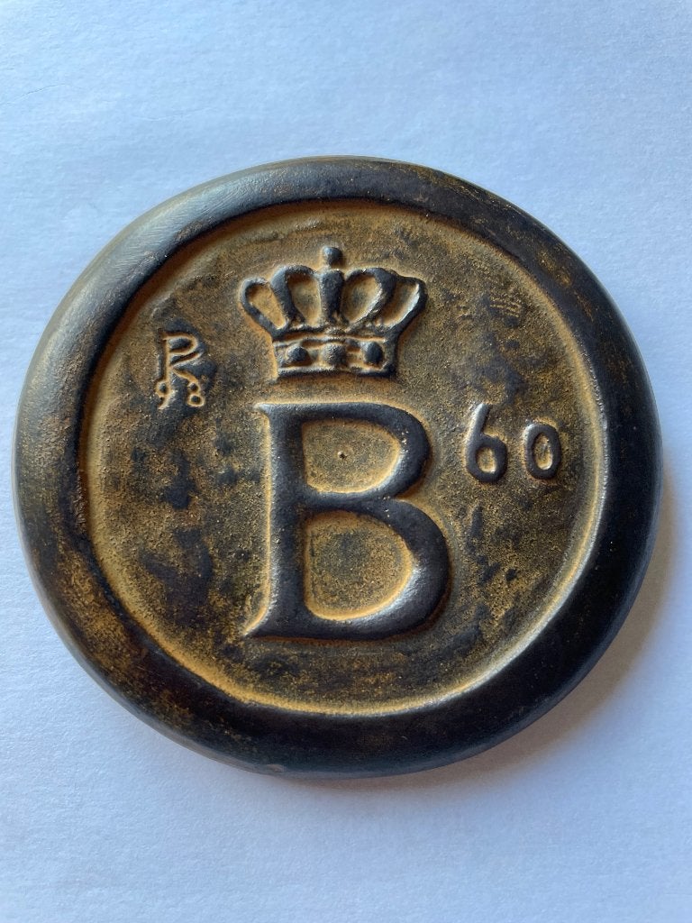 1998...Beatrix 60 jaar...312 gram...door Tony vd Vorst, Postzegels en Munten, Verzenden, Brons, Nederland