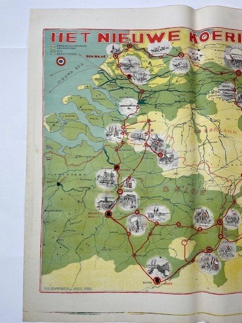 antiek spel Het nieuwe koerierspel 1e wereldoorlog, Antiek en Kunst, Ophalen of Verzenden