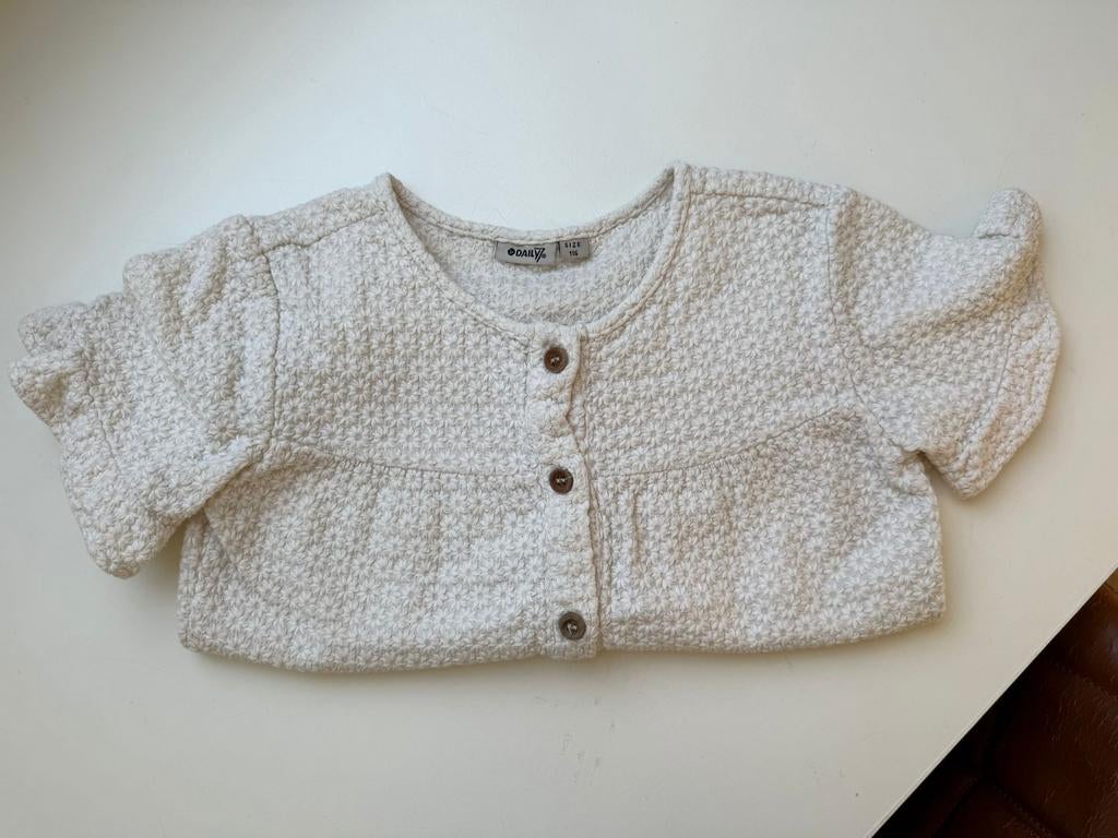 Daily 7 blouse top shirt nieuwstaat maat 116, Meisje, Overhemd of Blouse, Ophalen of Verzenden, Zo goed als nieuw