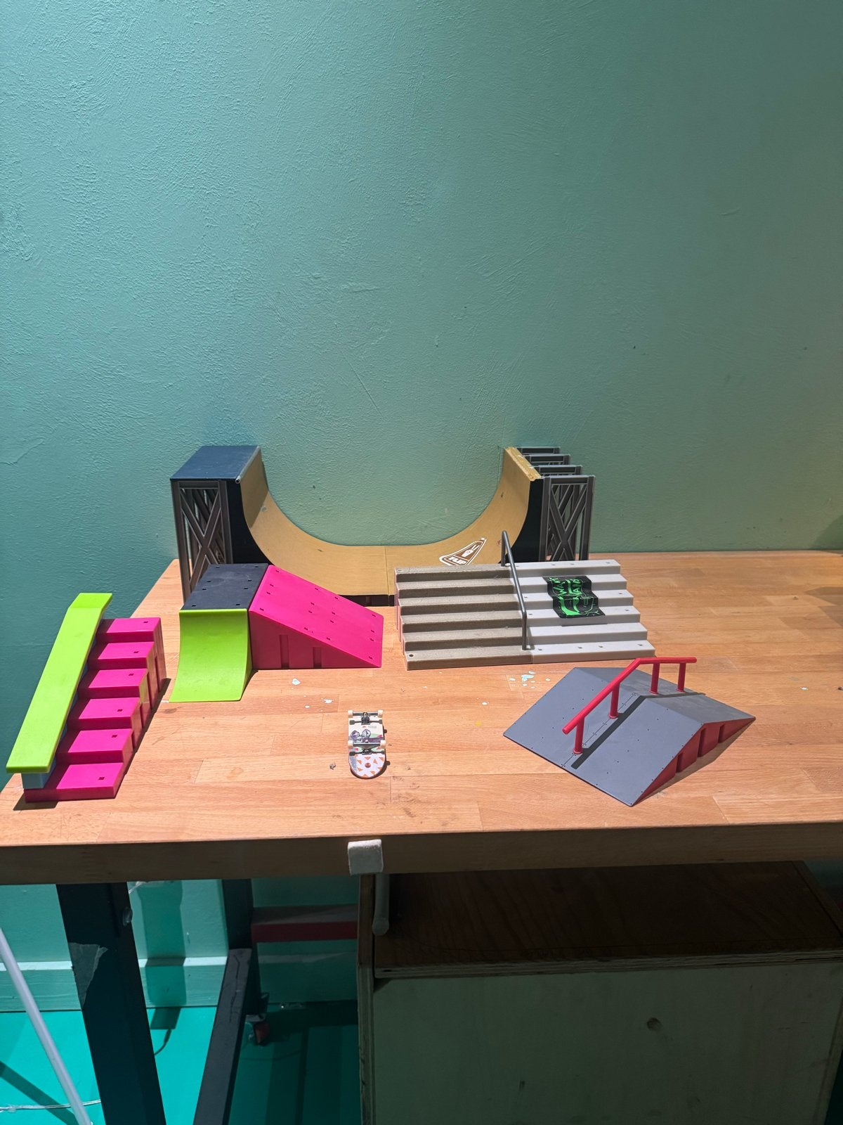 Grote Tech Deck Skatepark Set - Ramps, Rails & Meer!, Ophalen of Verzenden, Gebruikt, Jongen of Meisje