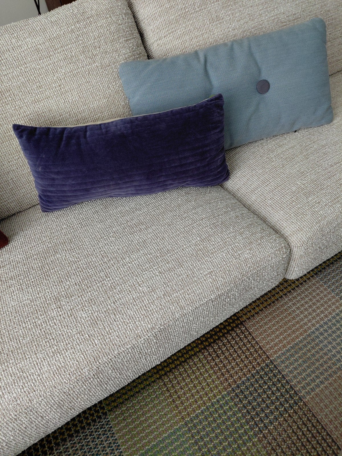 Donkerblauw velours kussen Sissy Boy Homeland, Blauw, Ophalen of Verzenden, Zo goed als nieuw, Sierkussen