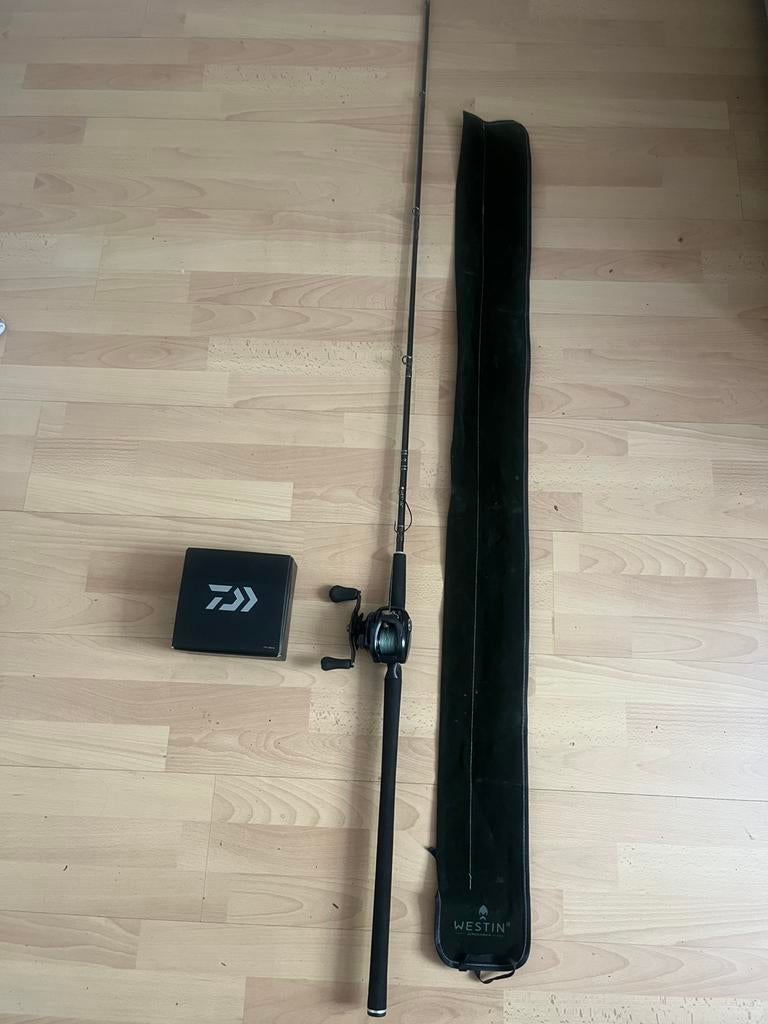 Westin w2 powercast + daiwa tatula 300 XSL, Ophalen, Zo goed als nieuw, Overige typen
