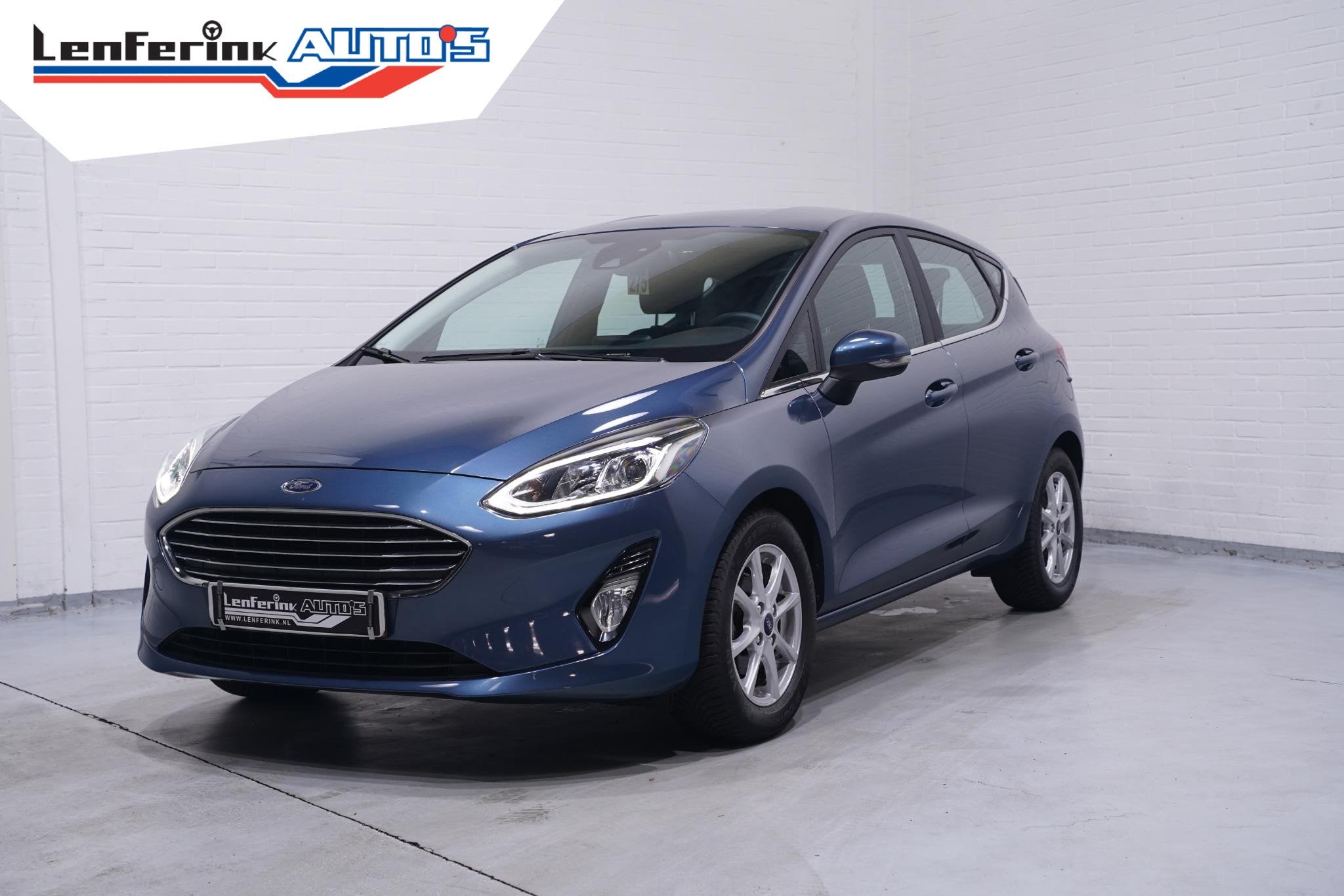 Ford Fiesta 1.0 EcoBoost Titanium Ford Fiesta 1.0 EcoBoost H, Auto's, Ford, Gebruikt, Blauw, 49 €/maand, Origineel Nederlands