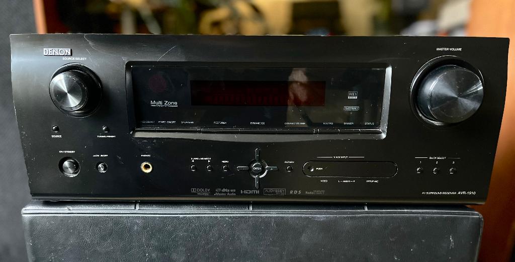 Denon AV Surround Receiver AVR-1910, Audio, Tv en Foto, Versterkers en Receivers, Ophalen, Gebruikt, Denon, 120 watt of meer