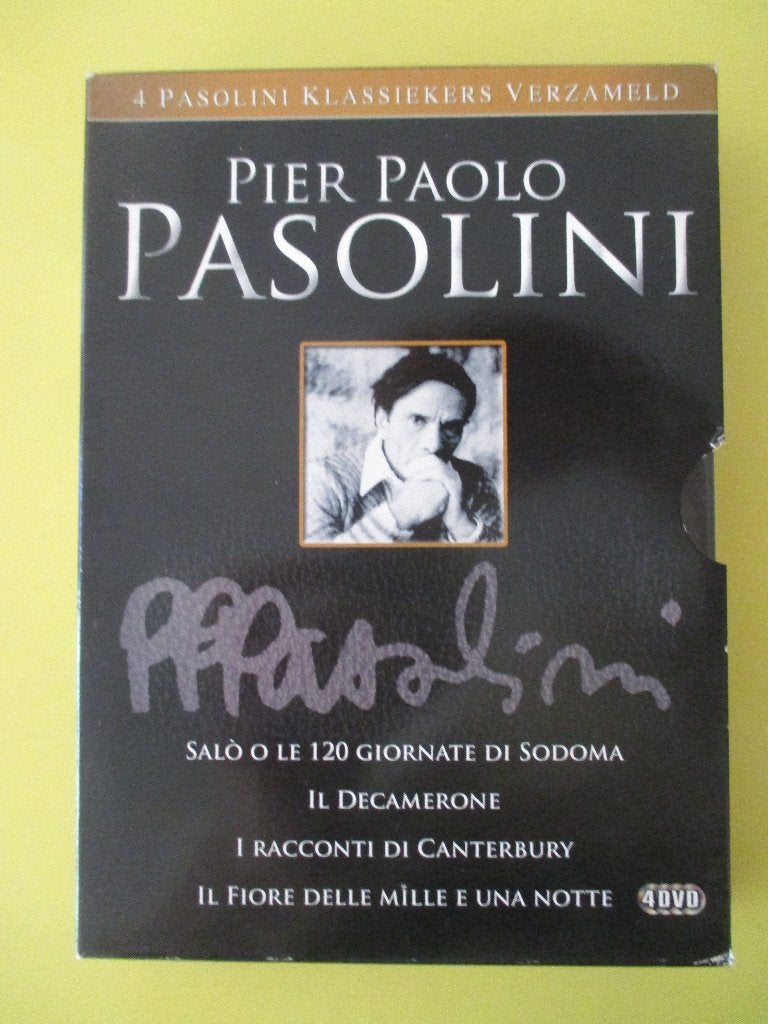 Pier Paolo Pasolini - 4 DVD BOX, Alle leeftijden, Ophalen of Verzenden, Zo goed als nieuw, Overige gebieden