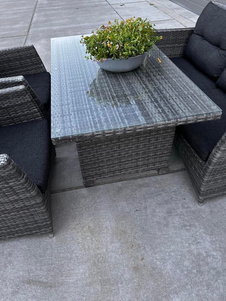 BOIS le DUC Tuinset - Zeer goede kwaliteit!, Tuin en Terras, 4 zitplaatsen, Bank, ., Ophalen of Verzenden