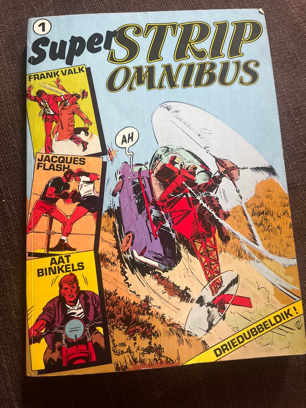 Superstrip Omnibus 1 - Frank Valk, Jacques Flash, Aat Binkel, Boeken, Stripboeken, Eén stripboek, Ophalen of Verzenden, Gelezen