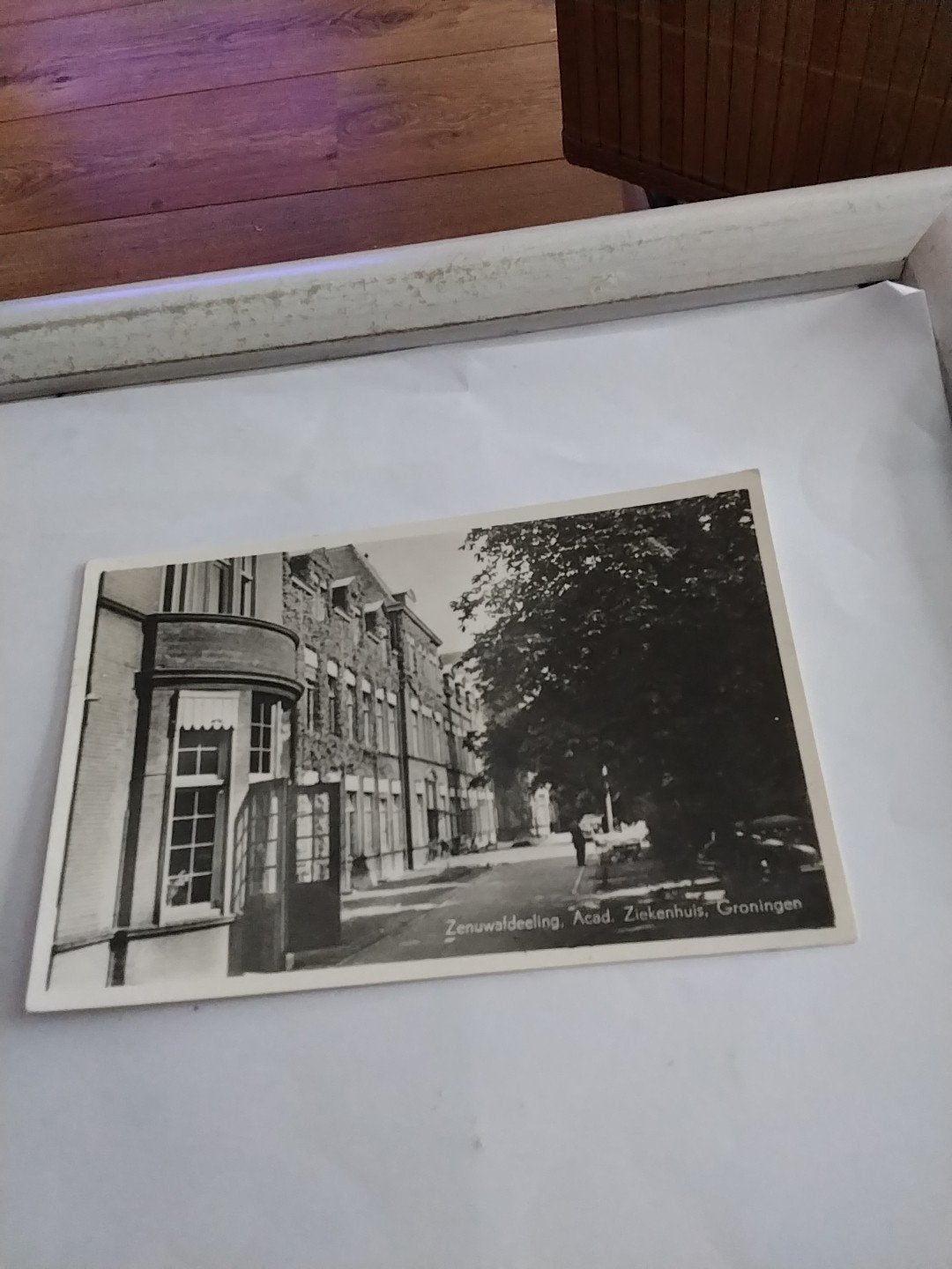 Ansichtkaart Zenuwafdeling Acad. Ziekenhuis Groningen 1956, Ophalen of Verzenden, Voor 1920, Gelopen, Groningen
