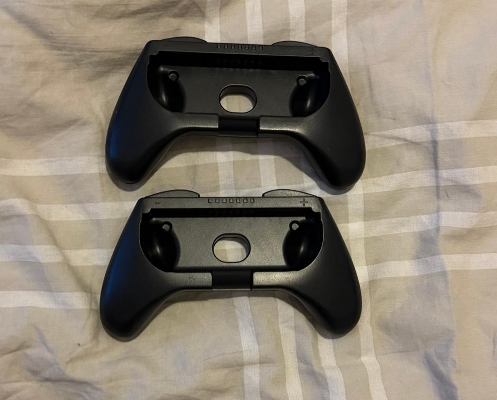 Nintendo switch grip houder set + grips, Ophalen of Verzenden, Nieuw