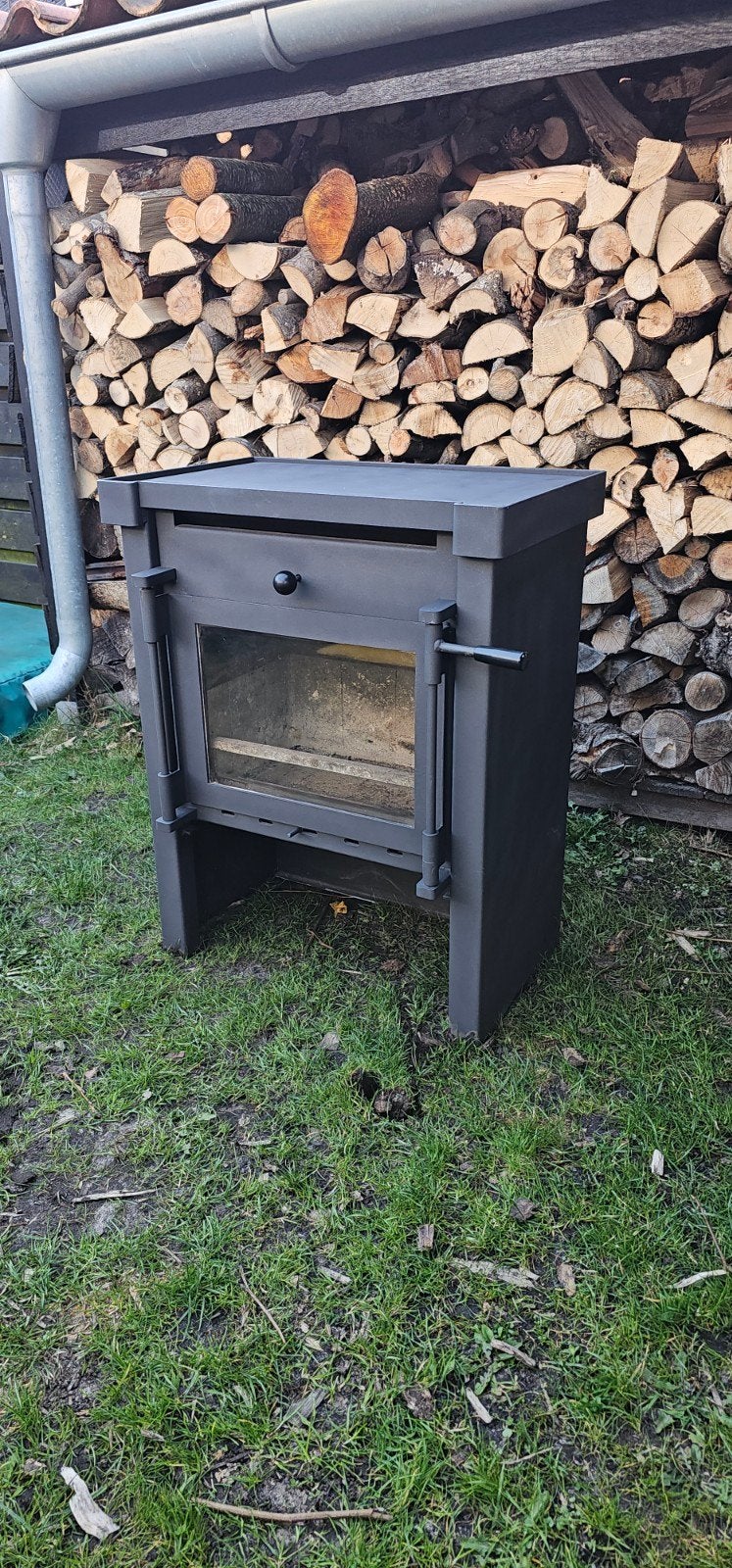 janus 9 houtkachel, Ophalen, Zo goed als nieuw, Hout, Houtkachel