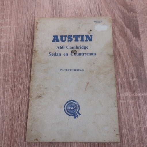 Austin A60 Cambridge Sedan en Countryman instructie NL tekst, Ophalen of Verzenden