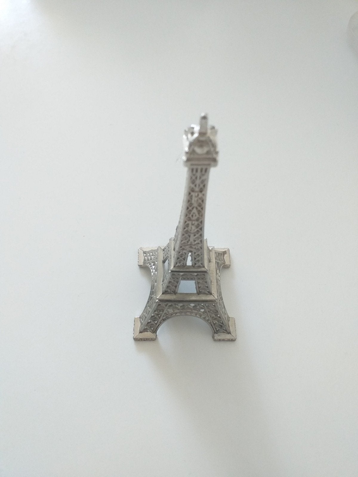 Miniatuur Eiffeltoren - Decoratief beeldje, Ophalen of Verzenden, Gebruikt, Overige typen