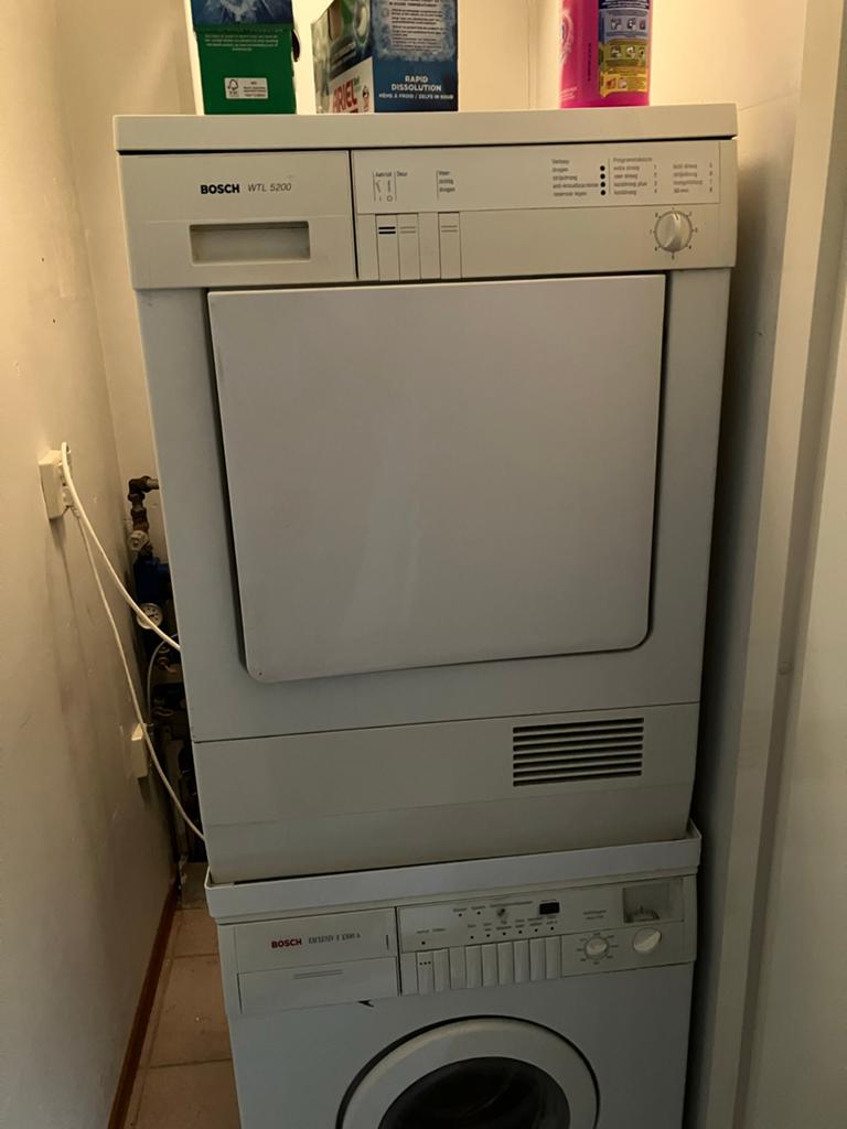 Bosch WTL 5200 Droger - Ouder, maar werkt nog prima, Witgoed en Apparatuur, Ophalen, 6 tot 8 kg, Gebruikt, Voorlader
