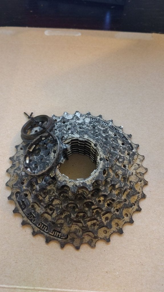 Cassette 8s 11-32 (Shimano CS-HG41-8 aw), Fietsen en Brommers, Gravelbike, Gebruikt, Overige typen, Staal