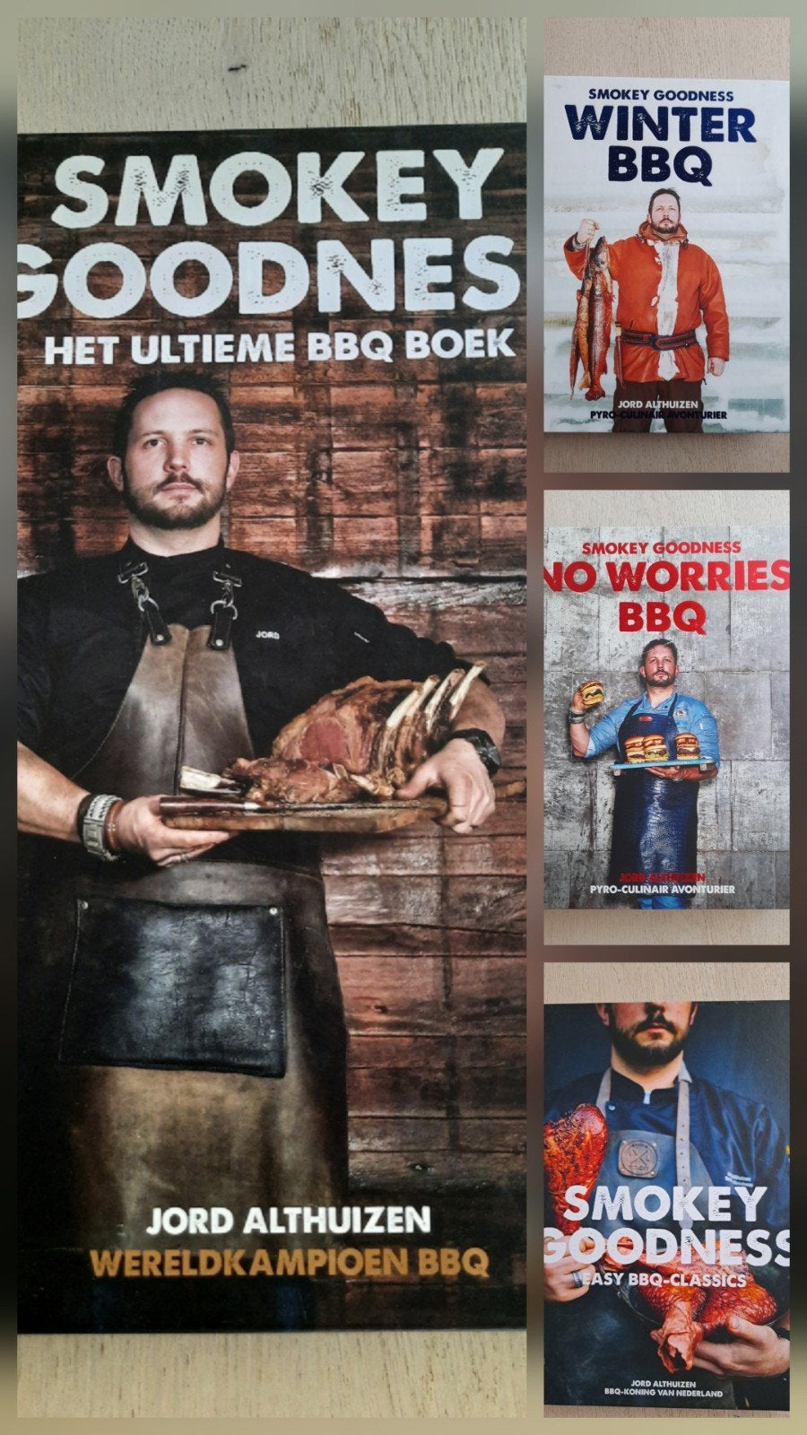 4x SMOKEY GOODNESS - Jord Althuizen

Hardcovers in uitsteken, Ophalen of Verzenden, Zo goed als nieuw