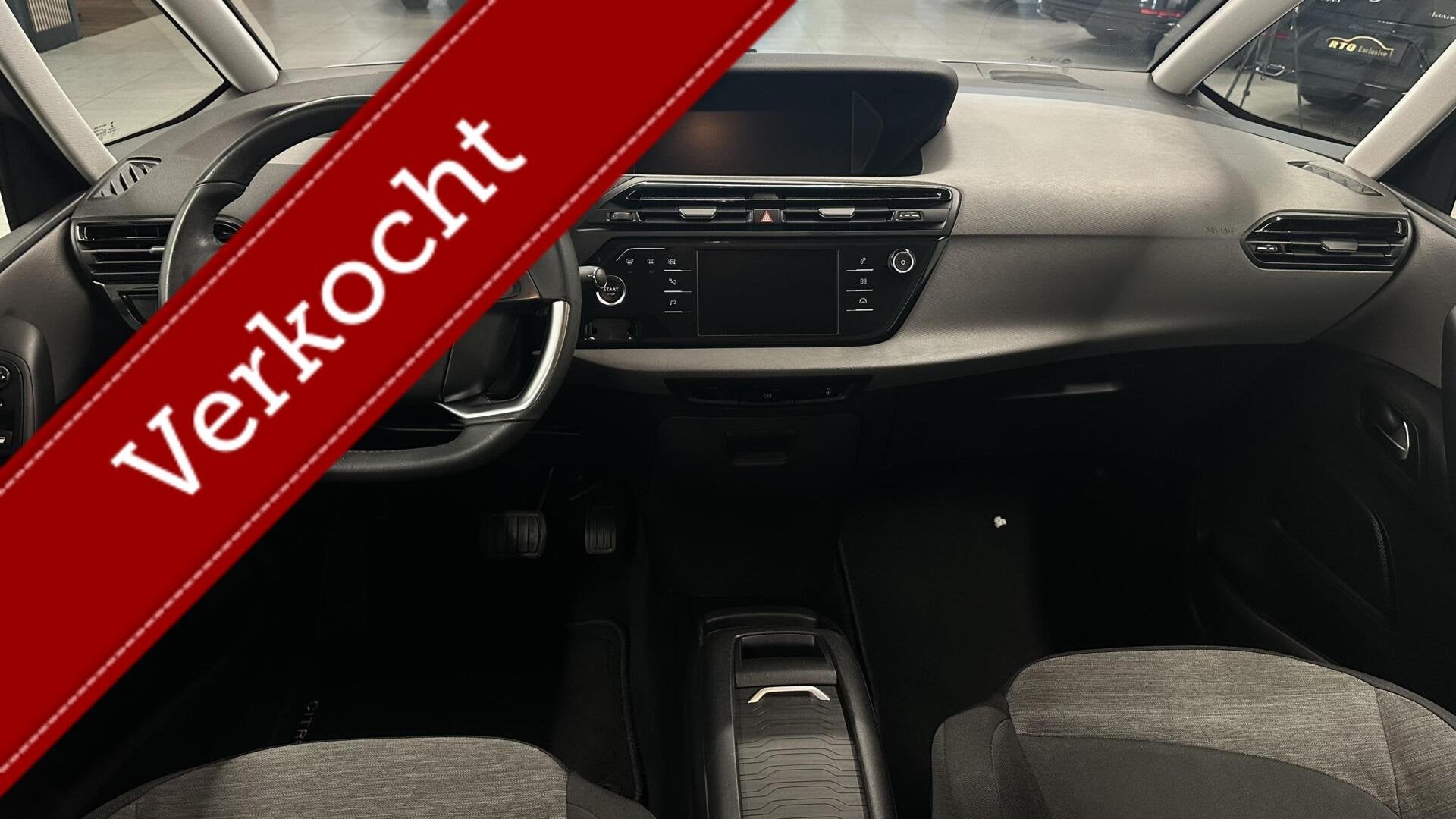 Citroen Grand C4 SpaceTourer 1.2 PureTech Business ECC NAVI, Stof, Gebruikt, 1199 cc, Met garantie (alle)