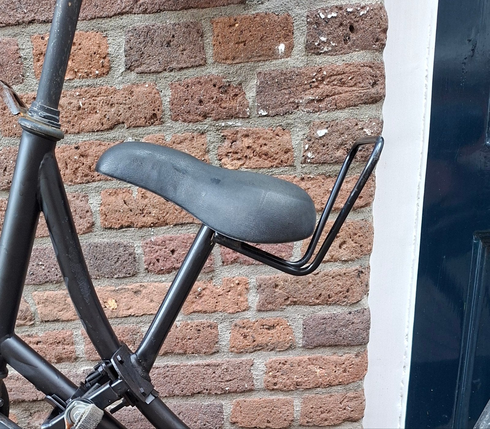 Fietszitje (Zadel op stang), Ophalen of Verzenden, Gebruikt, Voorzitje, Zadel op stang