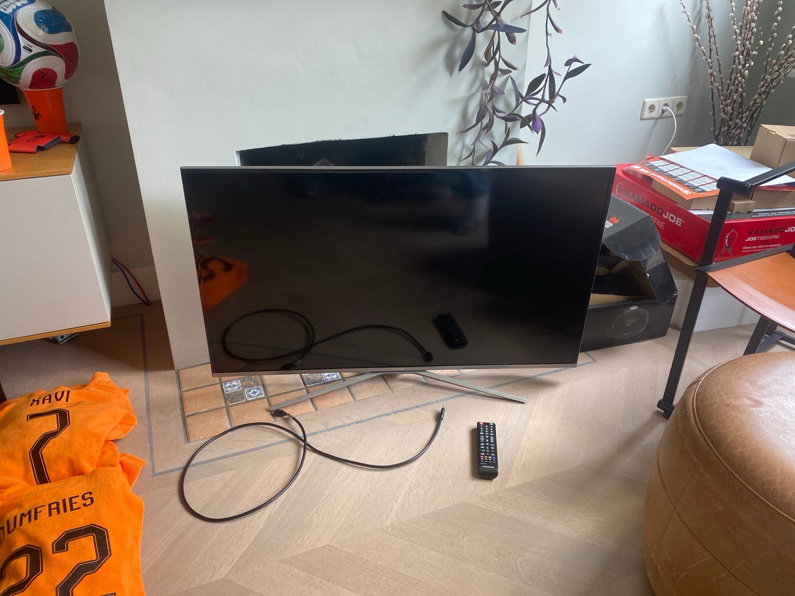 Samsung Smart TV met afstandsbediening en hdmi kabel, Ophalen of Verzenden, Gebruikt, Samsung, Smart TV