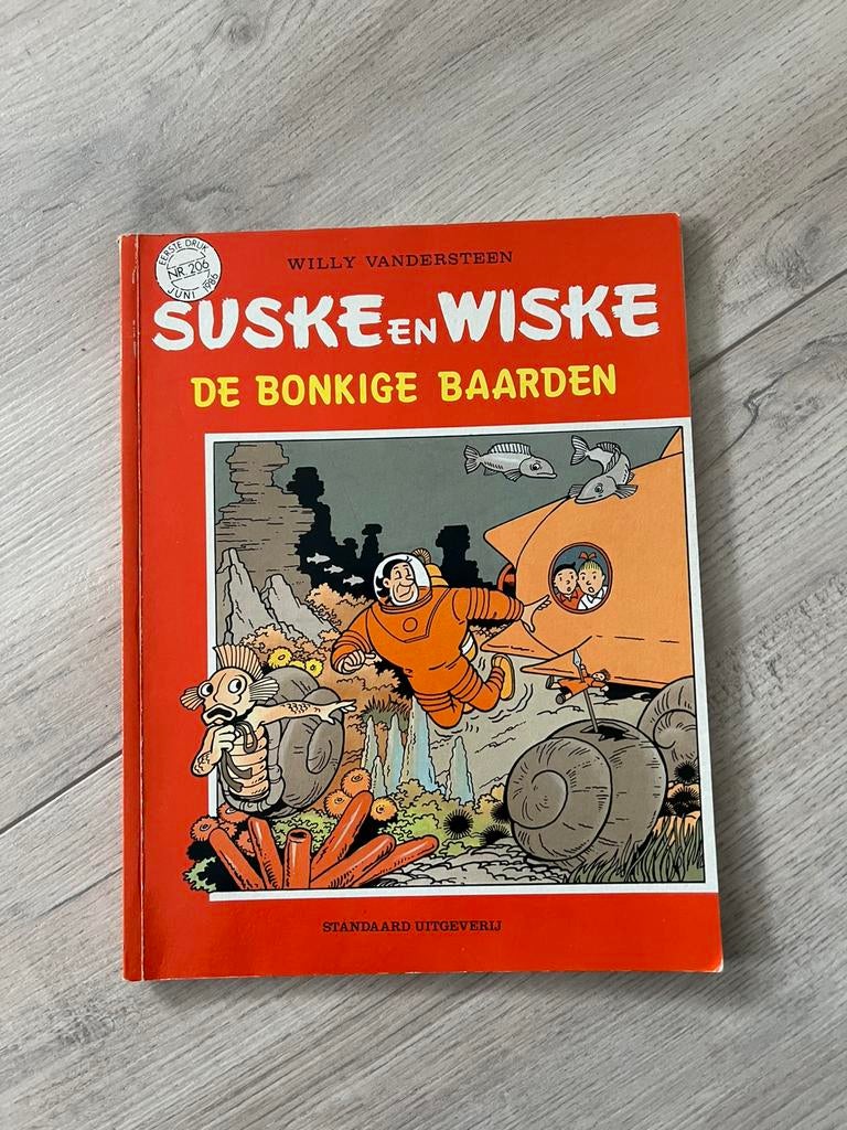 Suske en Wiske. Nr. 206 De Bonkige Baarden, Boeken, Eén stripboek, Ophalen of Verzenden, Gelezen