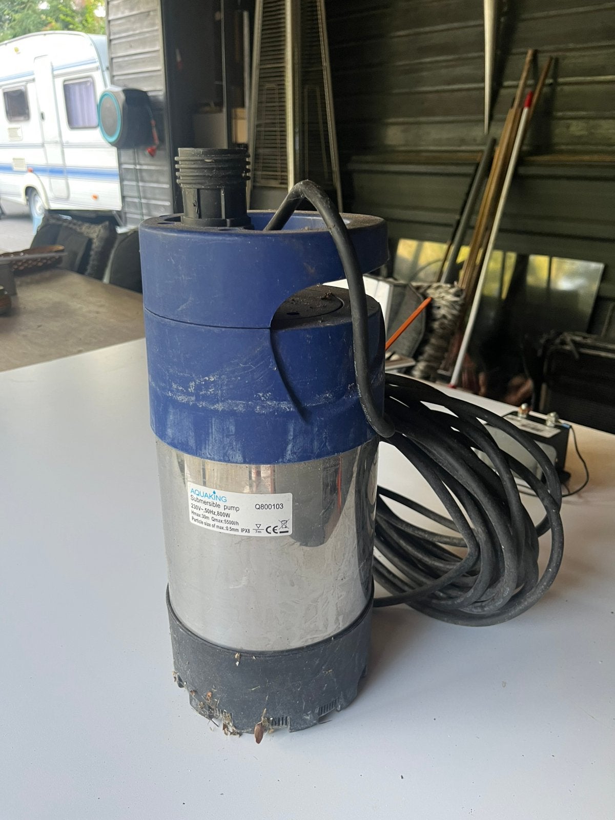 Vuilwaterpomp/dompelpomp, Tuin en Terras, Ophalen of Verzenden, Gebruikt, Elektrisch, Dompelpomp