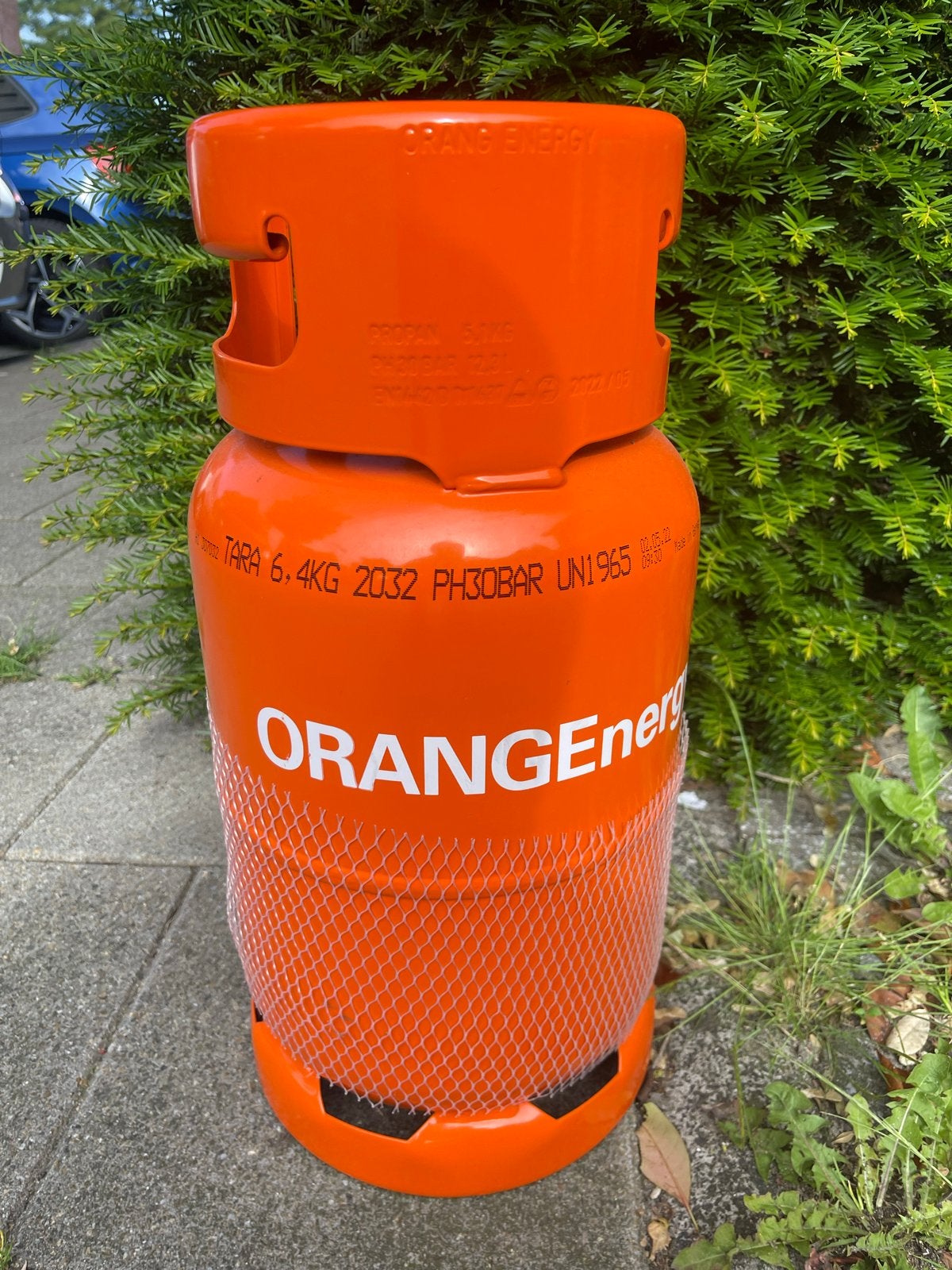 Oranje Energy propaan gasfles 5kg - Zo goed als nieuw, Ophalen, Zo goed als nieuw