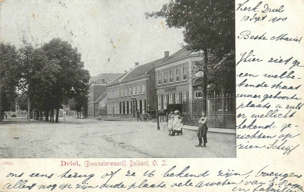 388-550-025 Driel (Kerkdriel) Delkant OZ, Verzenden, Voor 1920, Gelderland