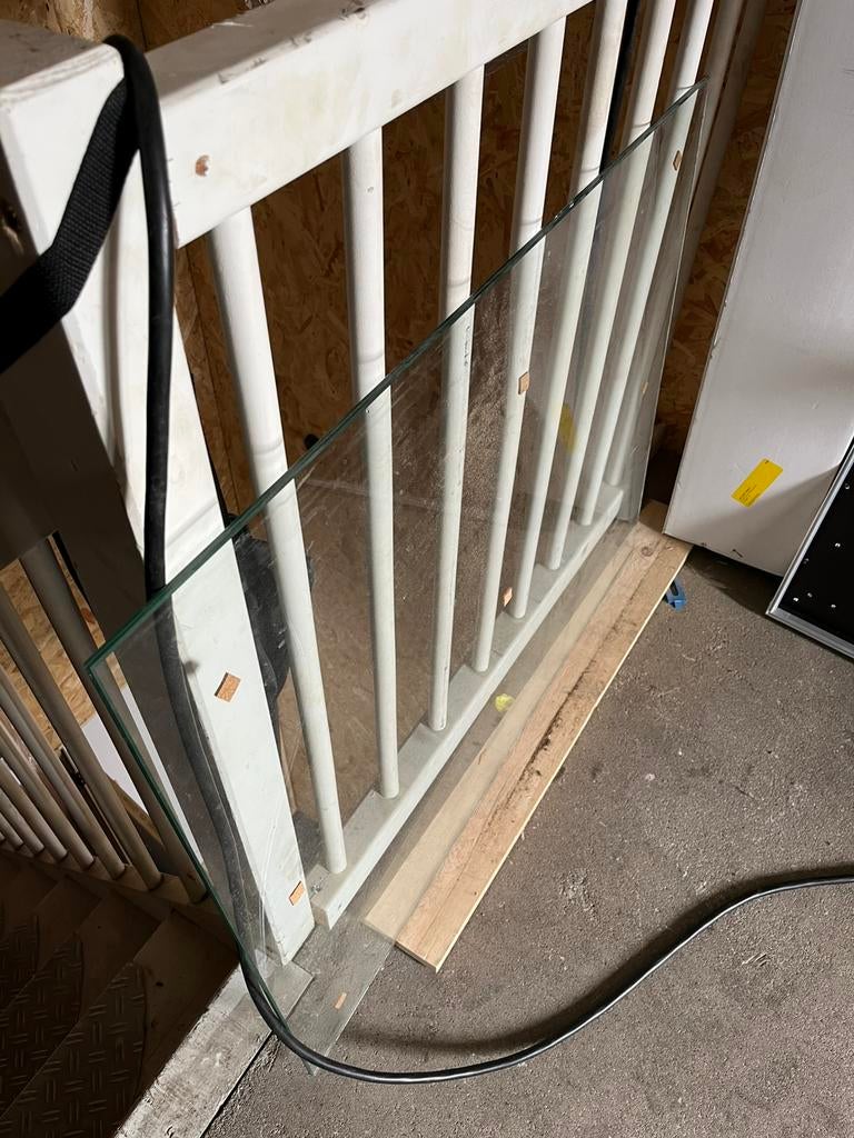 Glasplaat 8mm gelaagd (veiligheidsglas), Ophalen, Minder dan 80 cm, 80 tot 120 cm, Zo goed als nieuw