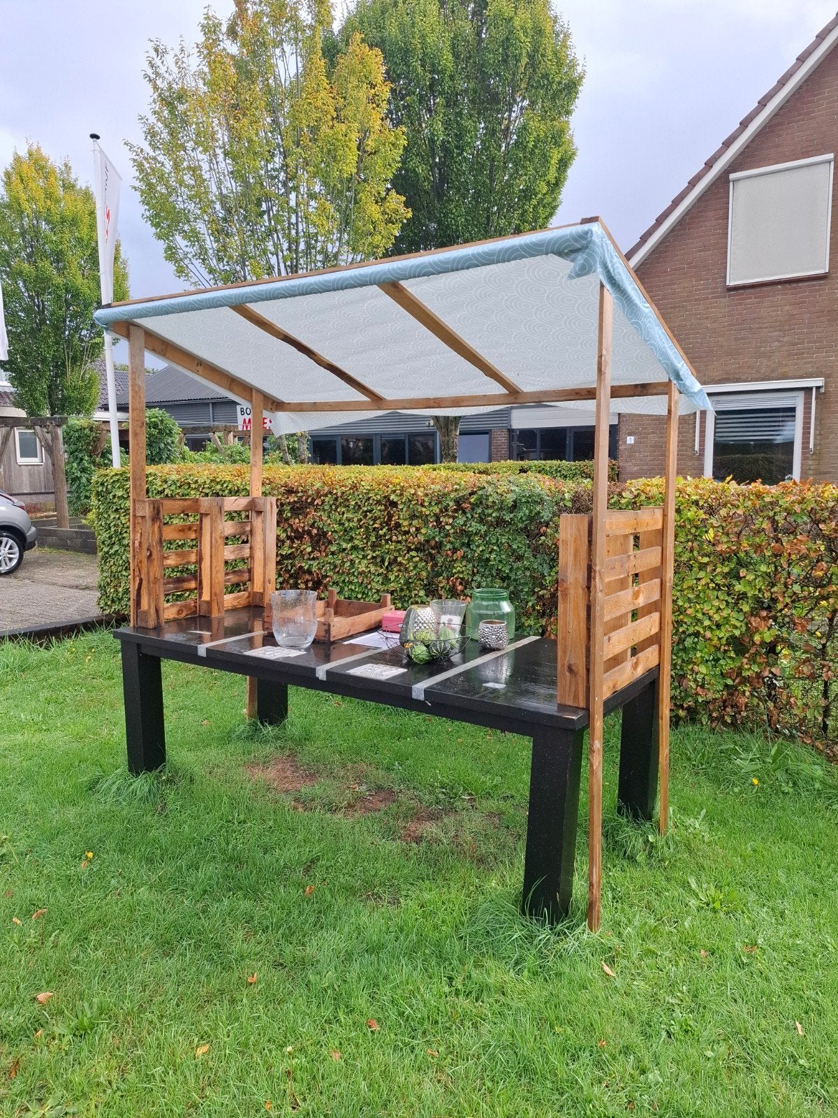Leuk kraampje voor verkoop of decoratie, Ophalen, Gebruikt, Rustiek, Markt, Tuin, Rechthoekig